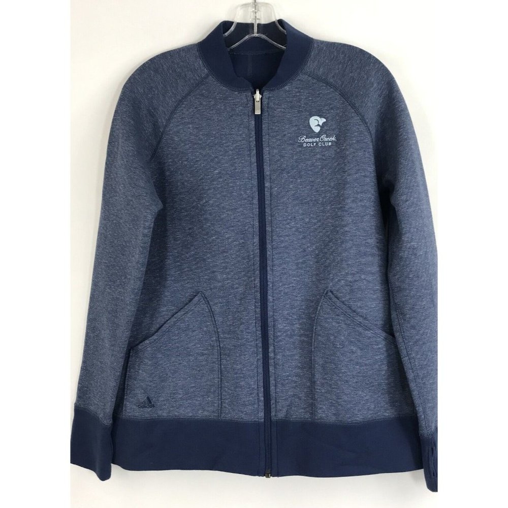 Adidas Womens Jacket Size Large L Blue Beaver Creek Golf Club Colorado